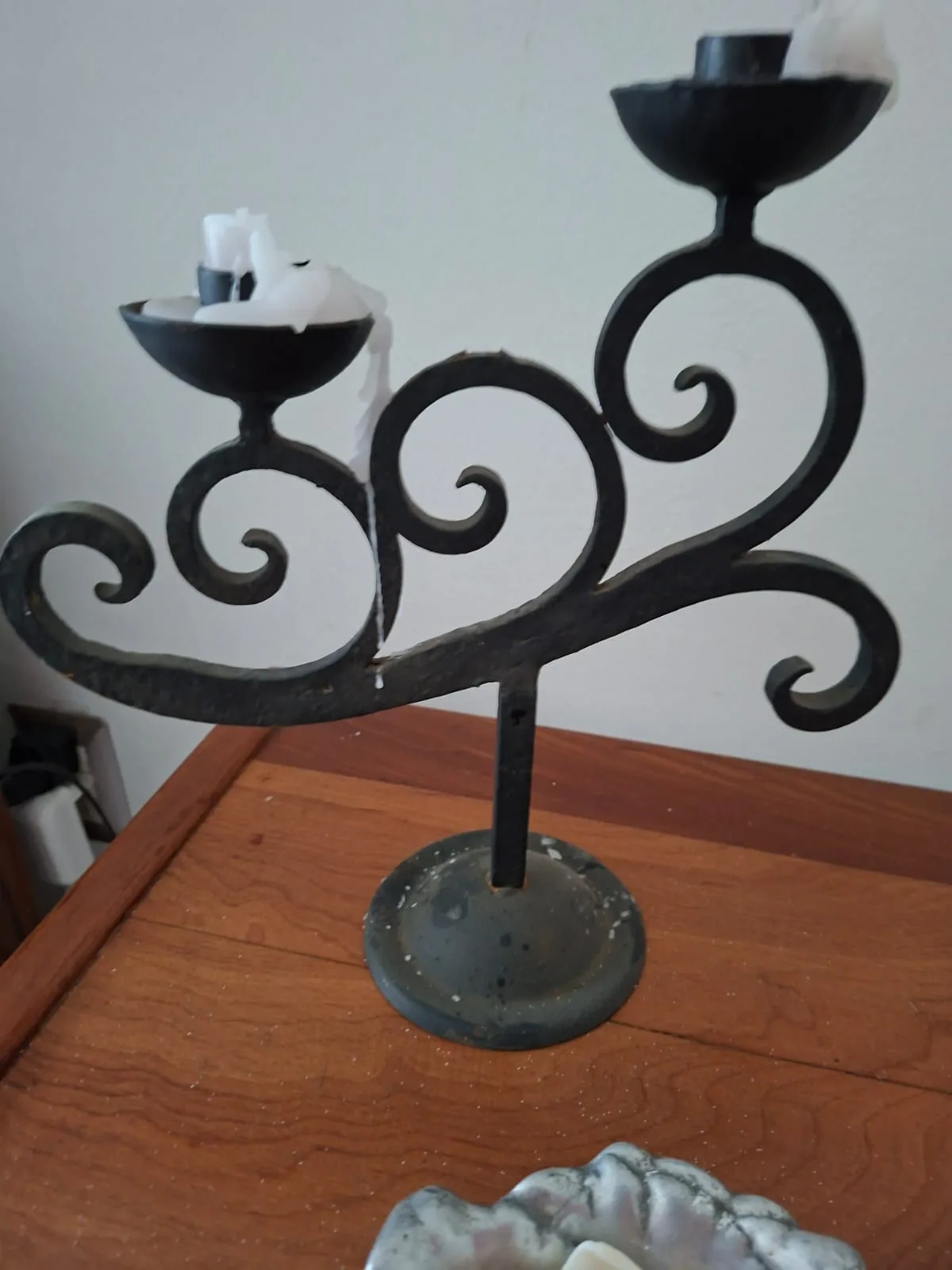 Candelabro de fierro forjado Mantelli