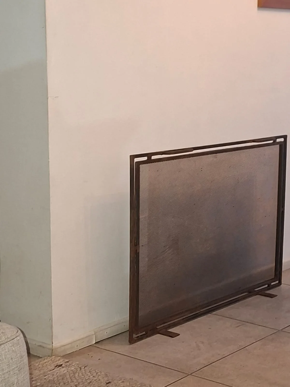 Chispero metálico para chimenea Mantelli